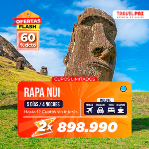 Rapa Nui / 5 días - 4 noches | Temporada Baja