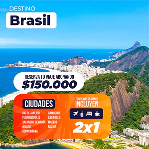 Reserva tu viaje! Brasil - Abono por persona