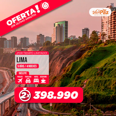Lima / 05 días - 04 noches | Salidas UltraFlash