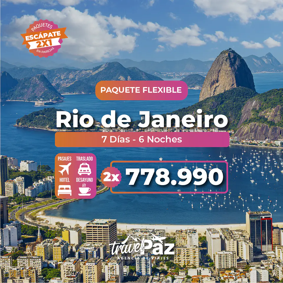 Rio de Janeiro / 7 días - 6 noches | Temporada Baja Flexible 1