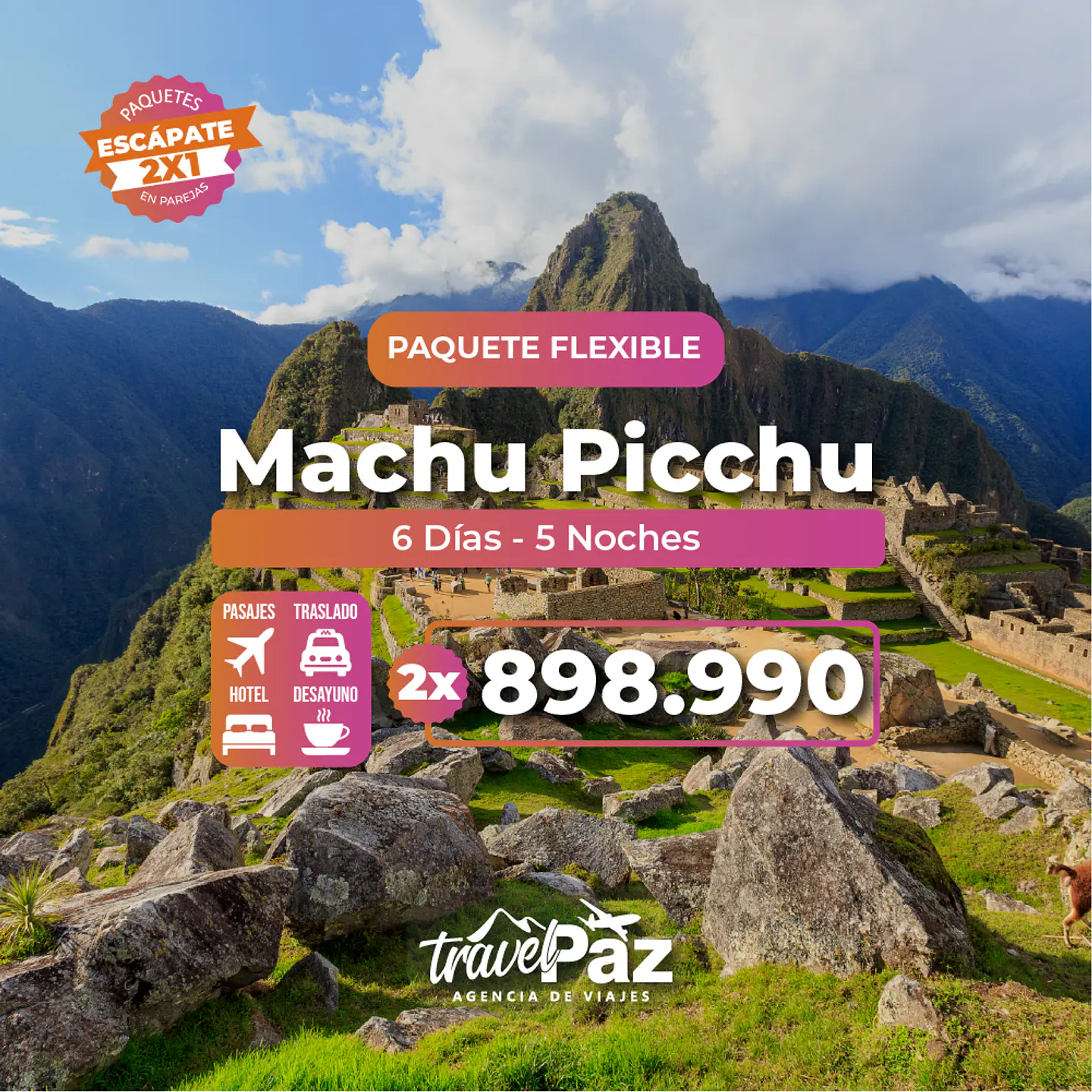 Machu Picchu / 6 días - 5 noches | Temporada Baja Flexible 1