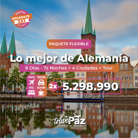 Alemania / 8 días - 7 noches | Europa y Medio Oriente