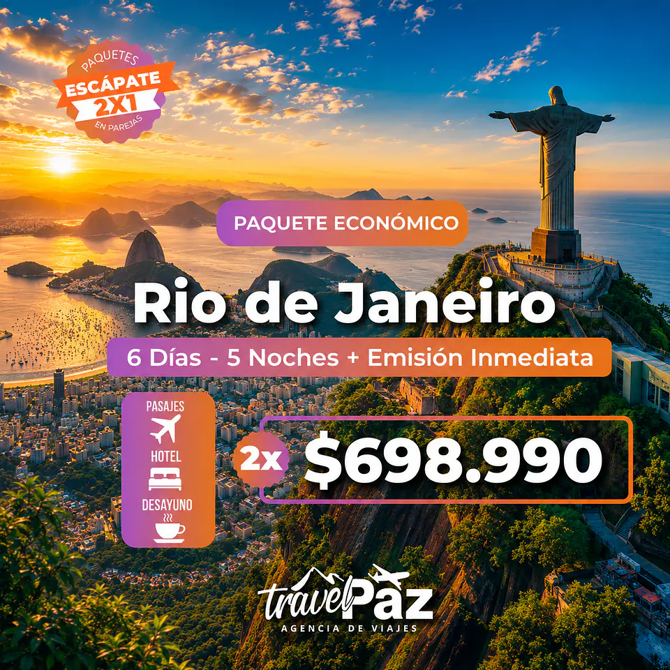 Rio de Janeiro / 6 días - 5 noches | Temporada Baja Economico (250) 1