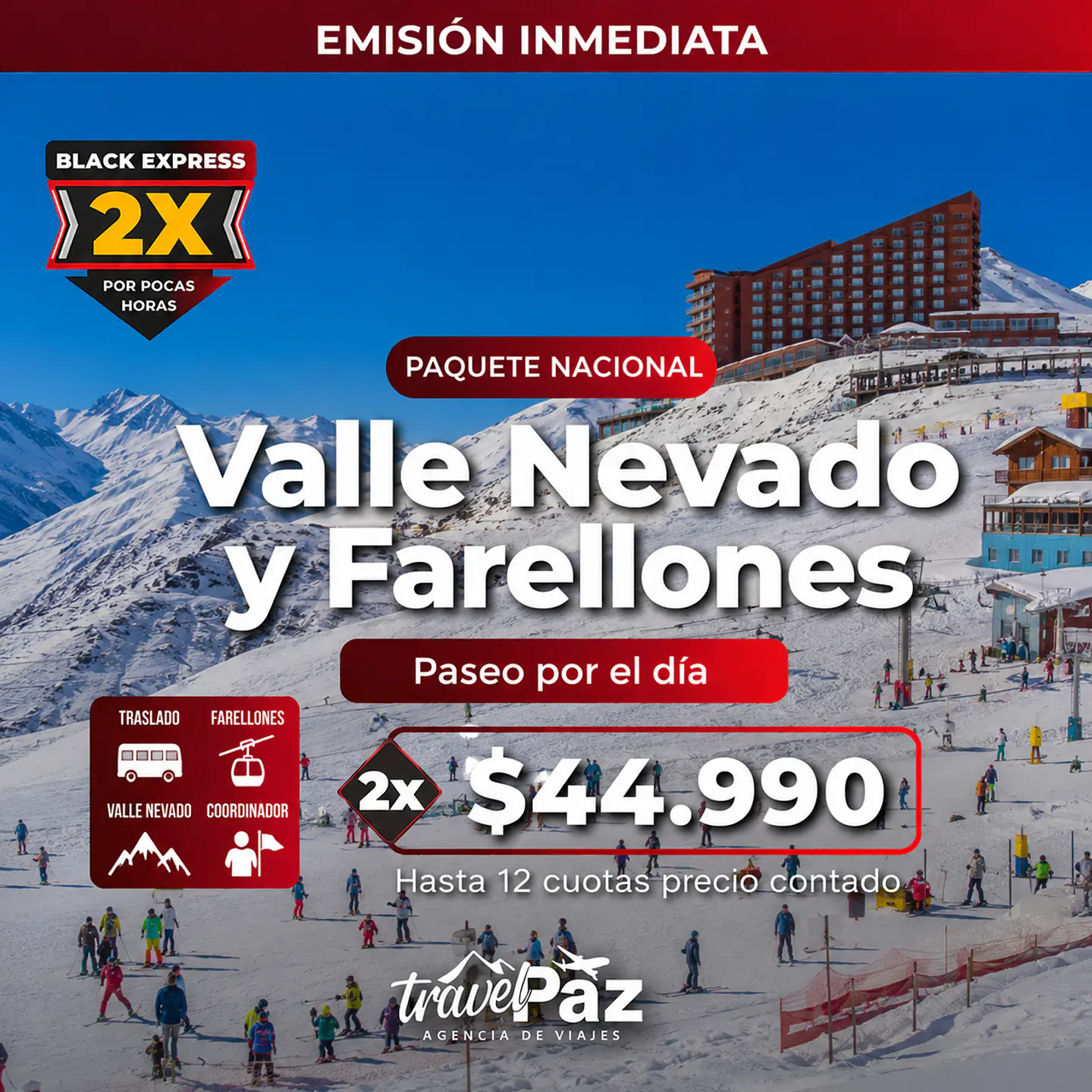 Valle Nevado y Farellones / Full Day - Temporada Baja Express 1