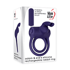 Anillo Vibrador para el pene Rabbit Recargable Morado 9