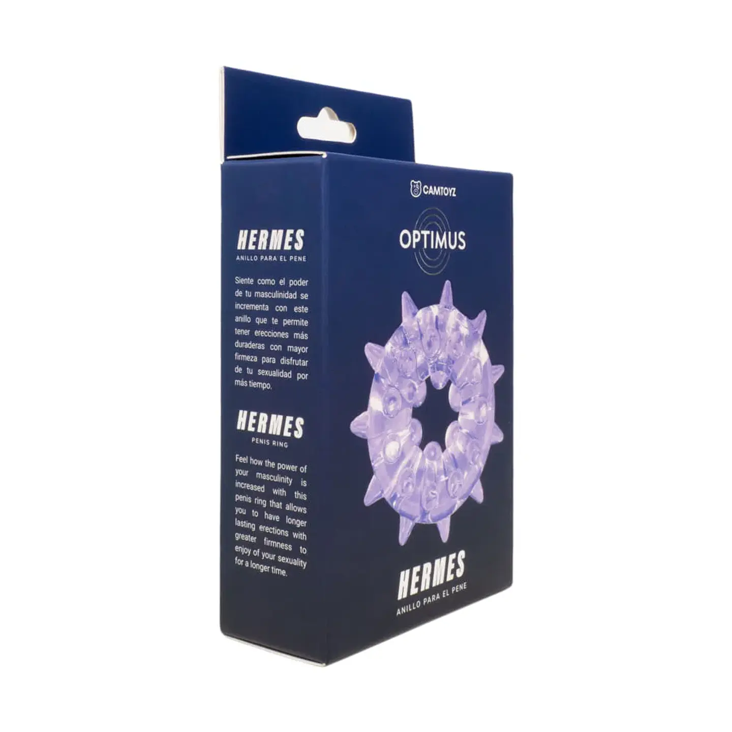 Optimus Anillo para el pene Hermes Morado 4