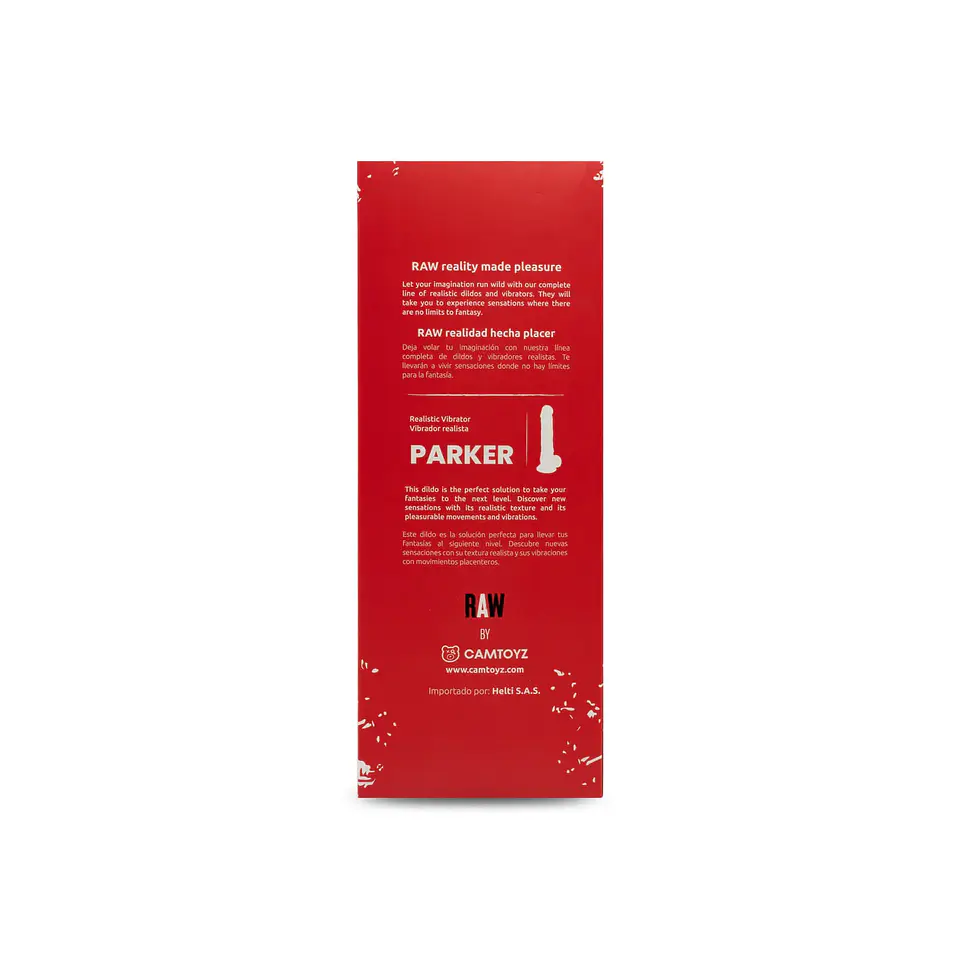 Dildo Vibrador Realista Parker Piel Giratorio  5