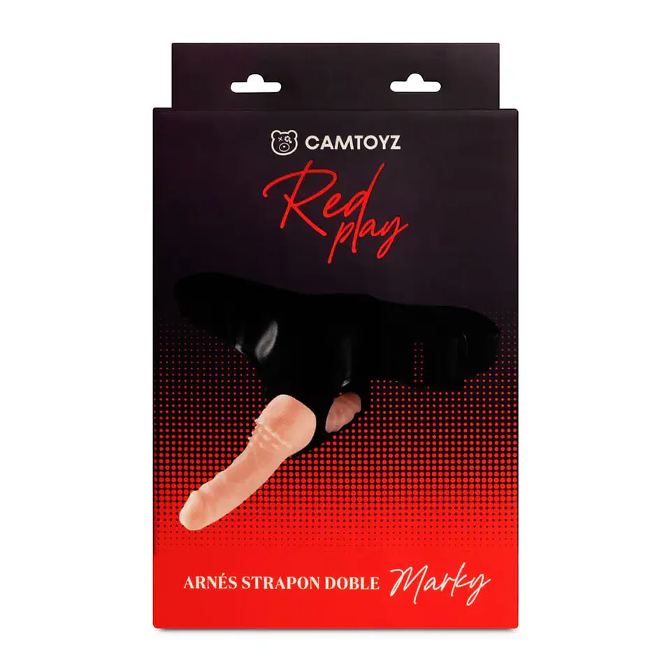Red Play Arnés con 2 dildos  StrapOn Mark 2