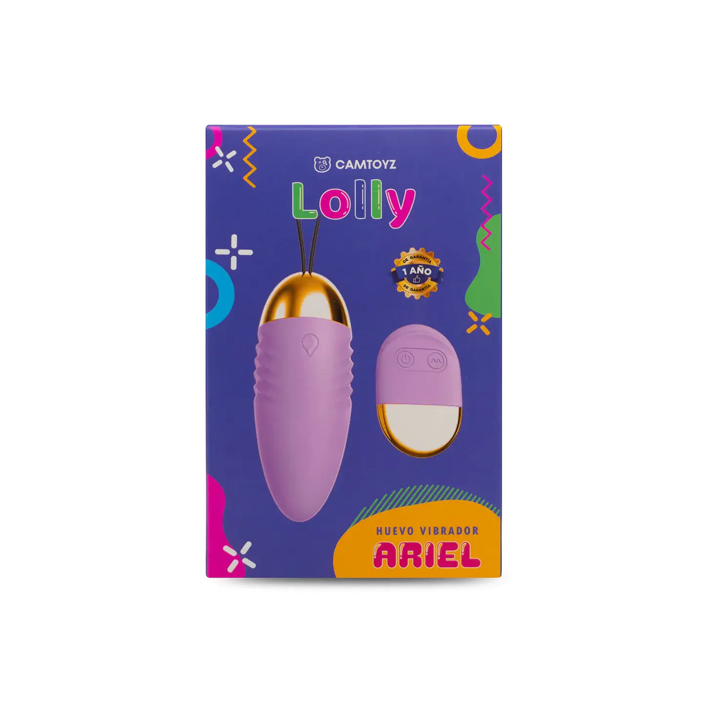 Bala Vibradora Ariel Lila a Control Remoto 4