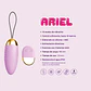 Bala Vibradora Ariel Lila a Control Remoto - Miniatura 6