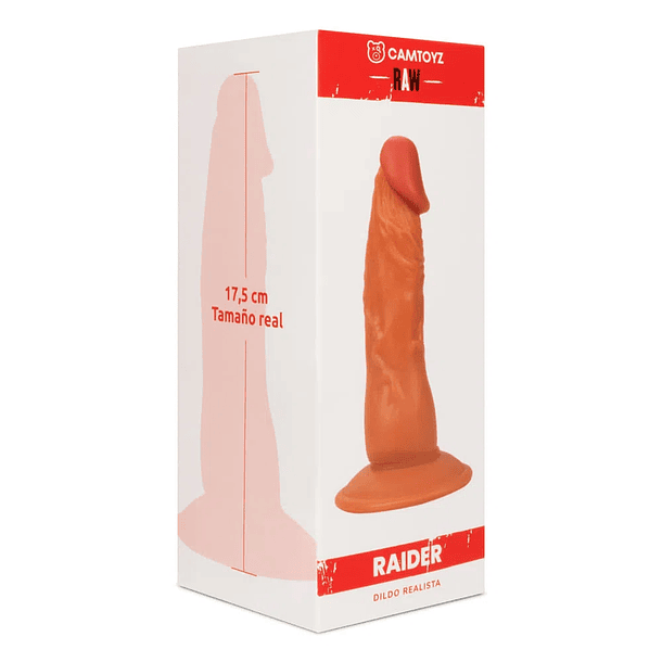 Dildo Realista Raider 17,5 cm Piel 4