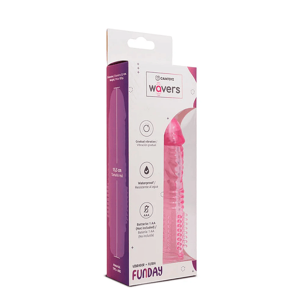 Vibrador Funday Rosado Wavers CamToyz 4