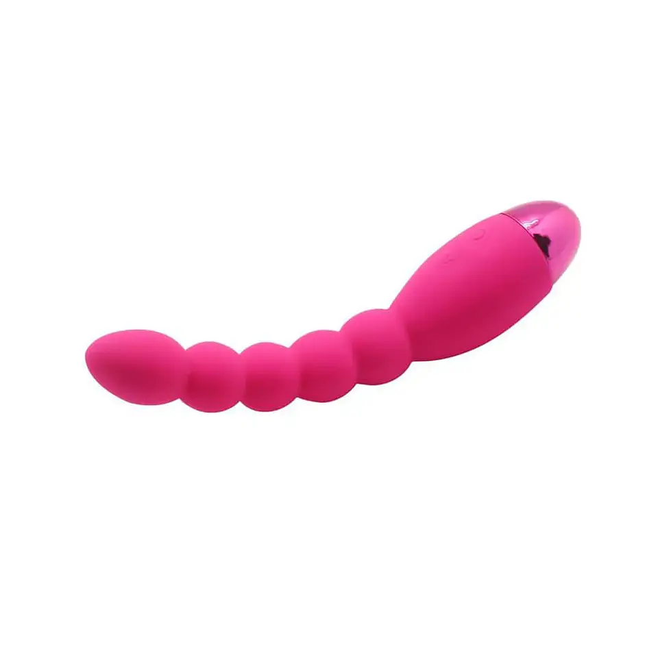Vibrador Anal Agnes Recargable Fucsia 2