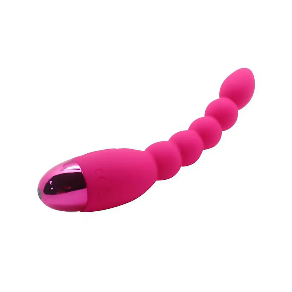 Vibrador Anal Agnes Recargable Fucsia 3
