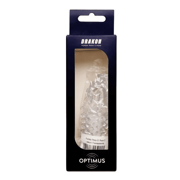 Funda para el pene Drakon Transparente Optumus 5