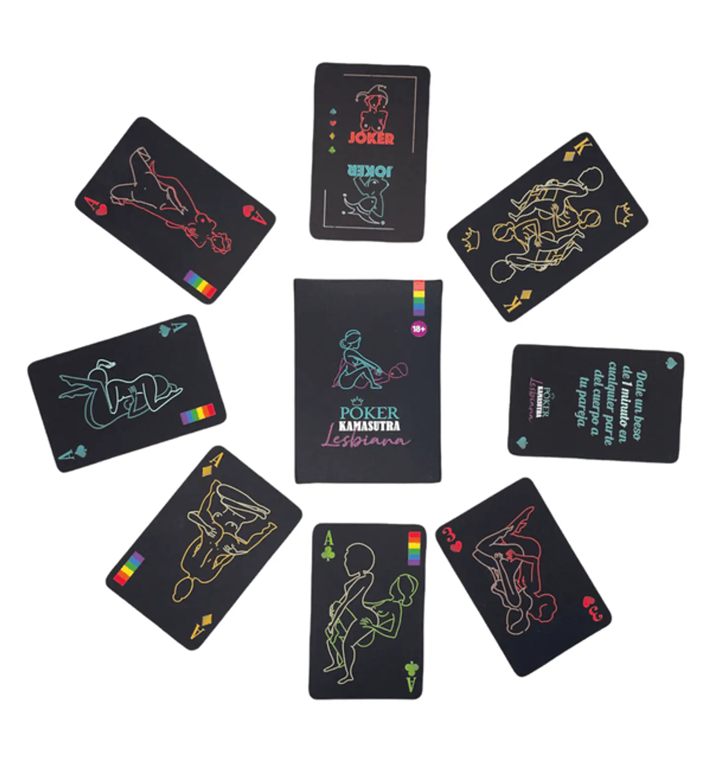 Juego de Cartas Poker Kamasutra Lesbiana 2