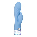 Vibrador doble estimulación Brillo Fantástico Azul Claro 6