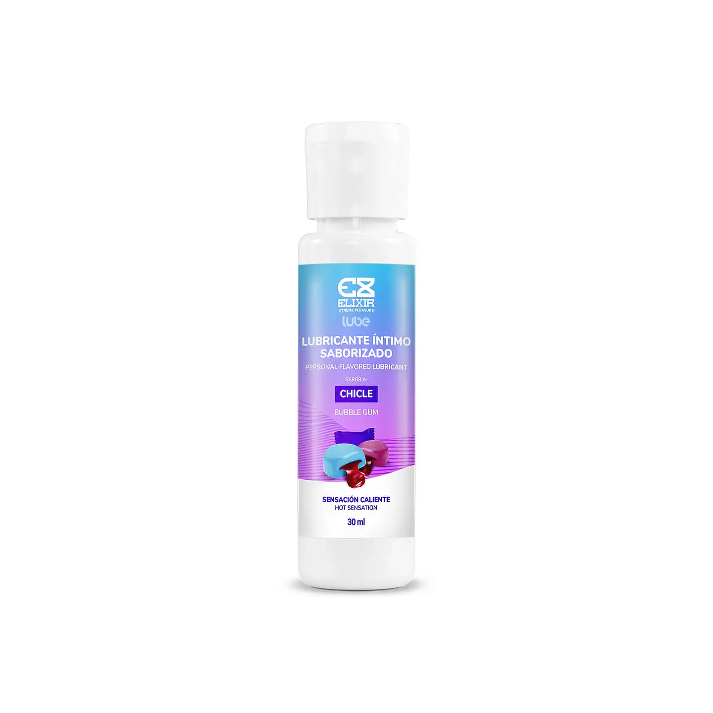 Lubricante Caliente Sabor Chicle Elixir 3