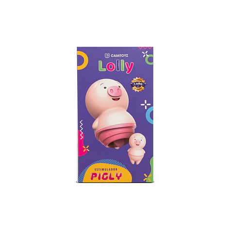 Cerdito Estimulador de Clitoris Pigly Rosado