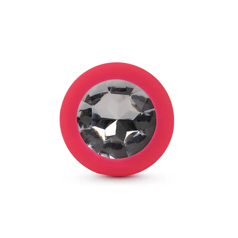 Plug Anal Joya Transparente Silicona 