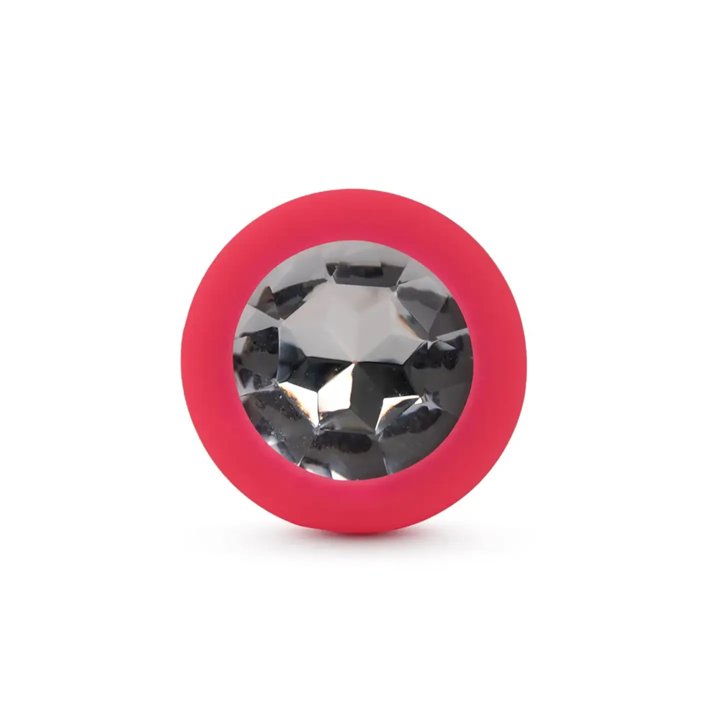Plug Anal Joya Transparente Silicona  2