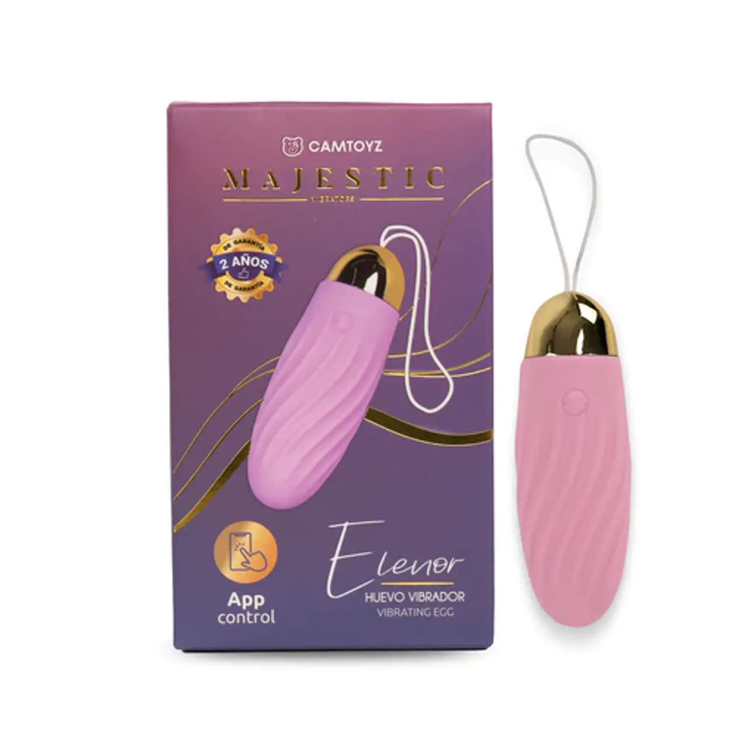 Huevo vibrador con App Elenor Majestic 6