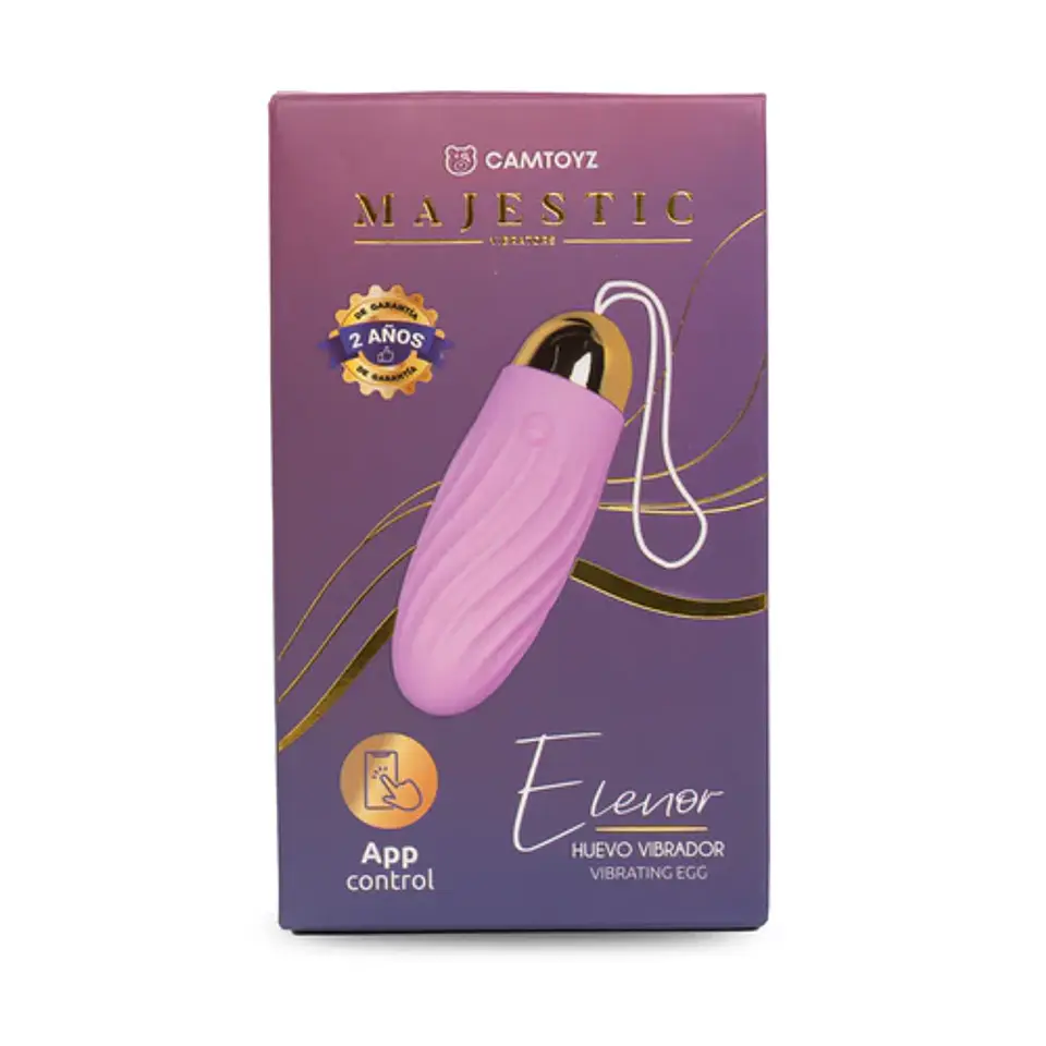 Huevo vibrador con App Elenor Majestic 2
