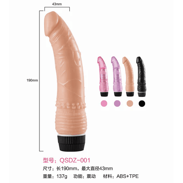 DILDO VIBRADOR APOLO 3