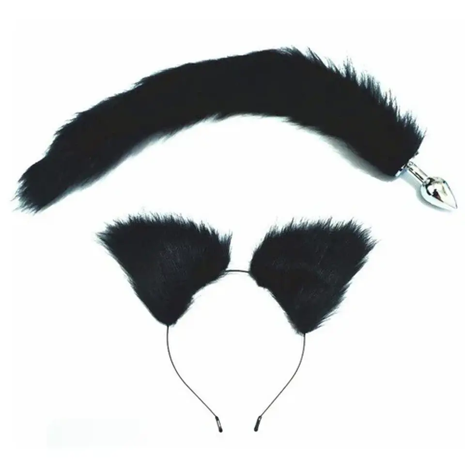 PLUG COLA ZORRO OREJAS TALLA S 1