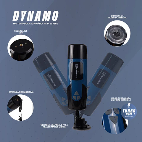 Masturbador Masculino Dynamo Optimus Pro