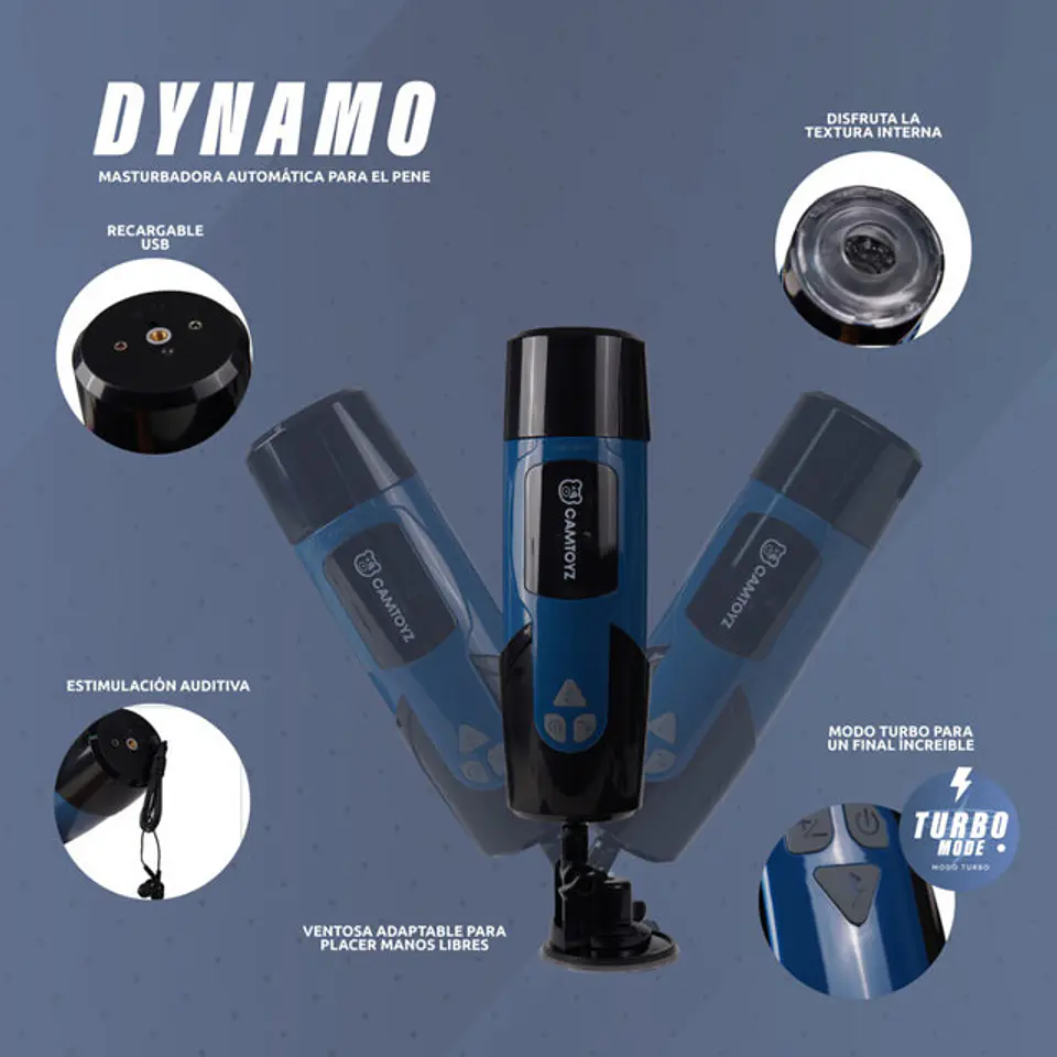 Masturbador Masculino Dynamo Optimus Pro 1