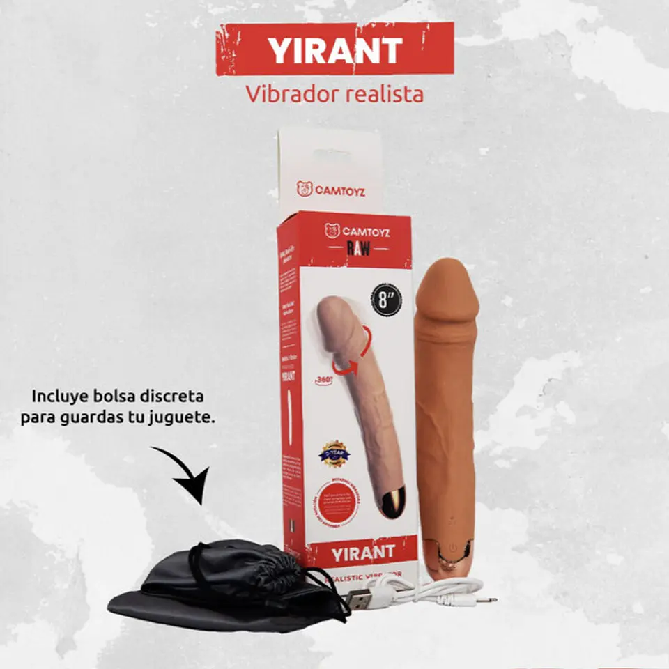 Vibrador Realista Yirant 18.5 cm 1