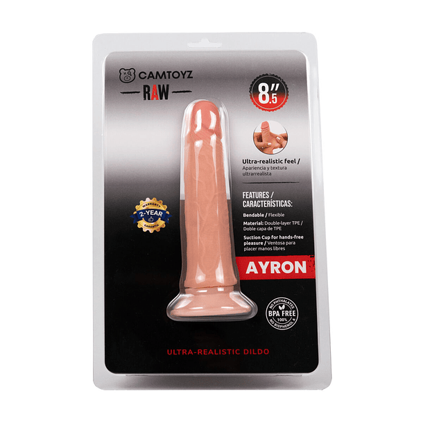 Dildo Ultra Realista Ayron 22 cm  3