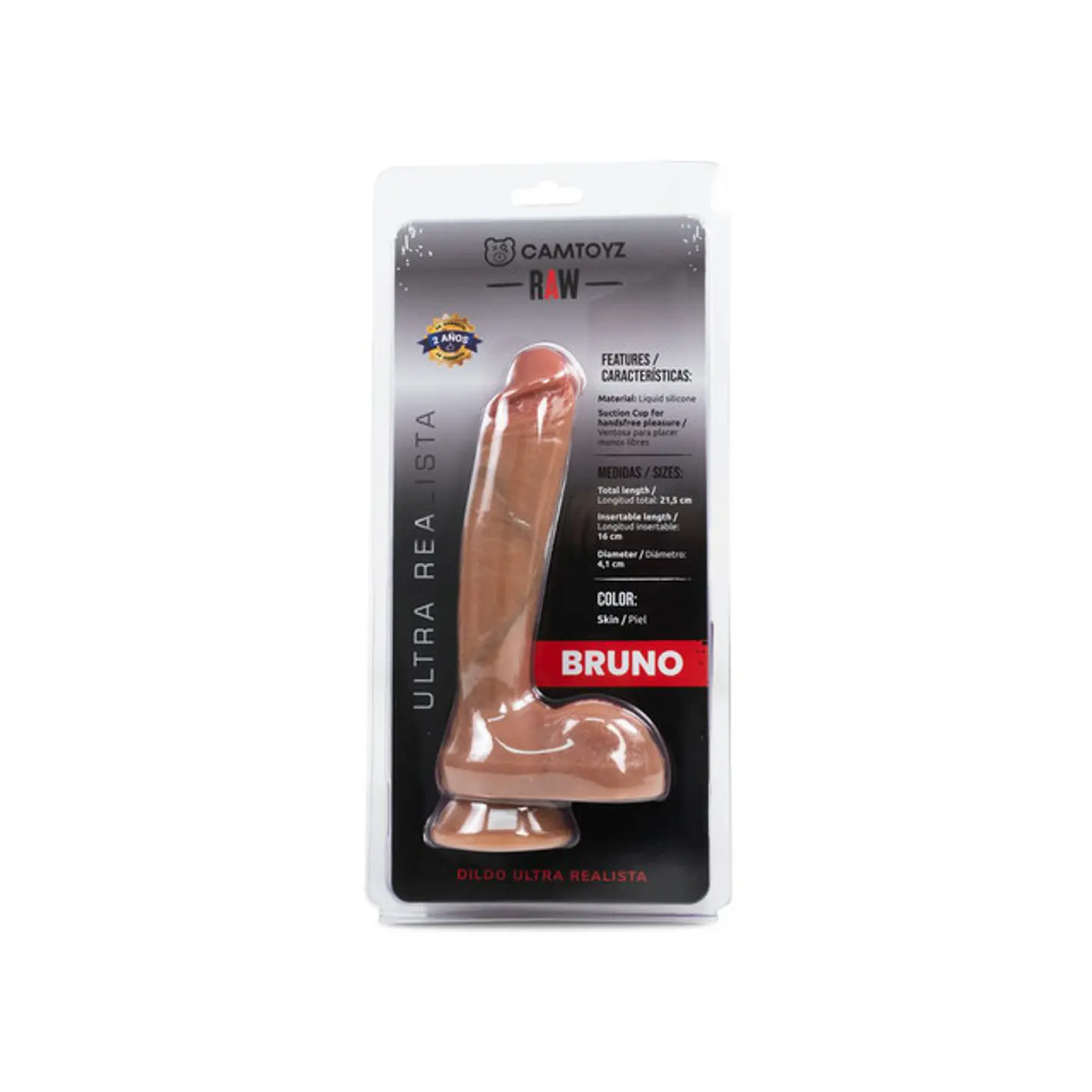 Dildo Ultra Realista Bruno 21.6 cm 4