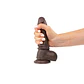 Dildo Ultra realista Galen Cafe 19.5 cm - Miniatura 5