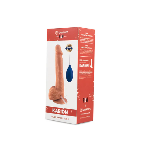 Dildo Realista Eyaculador Karion 20.5 cm