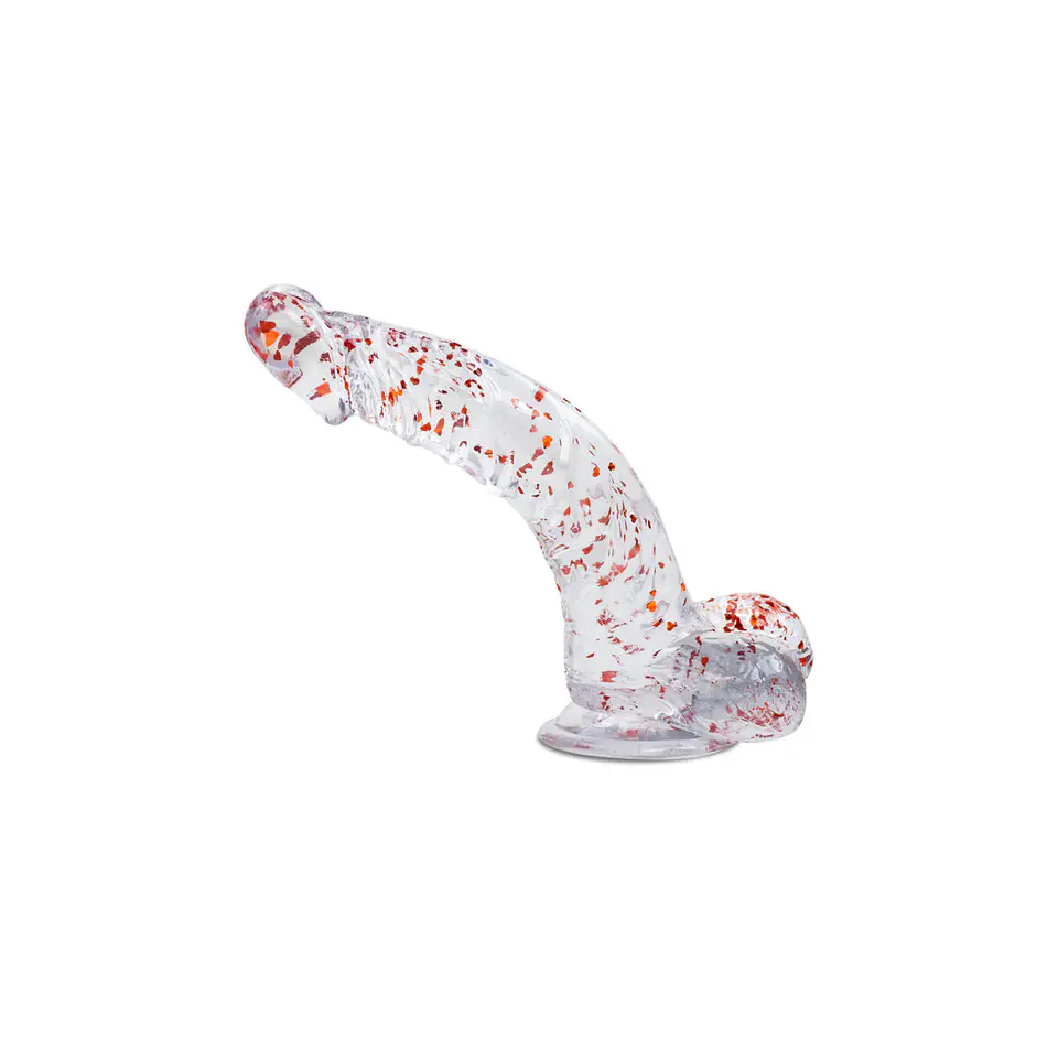 Dildo Realista Angelo Transparente 21.6 cm 5