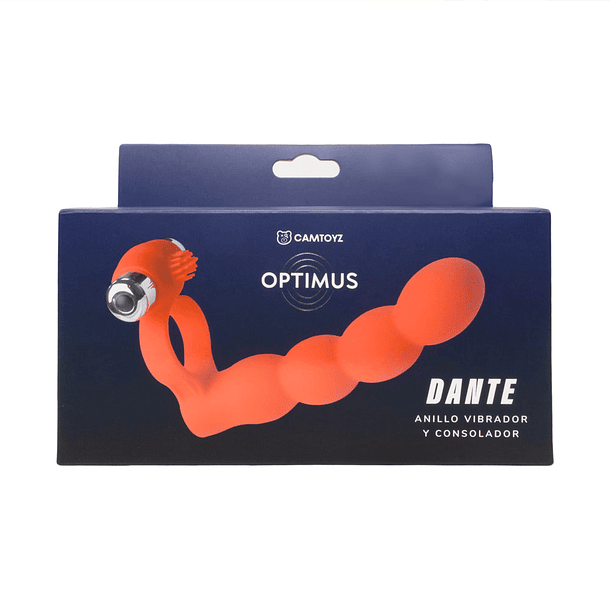 Optimus Anillo Vibrador y Consolador Dante 1