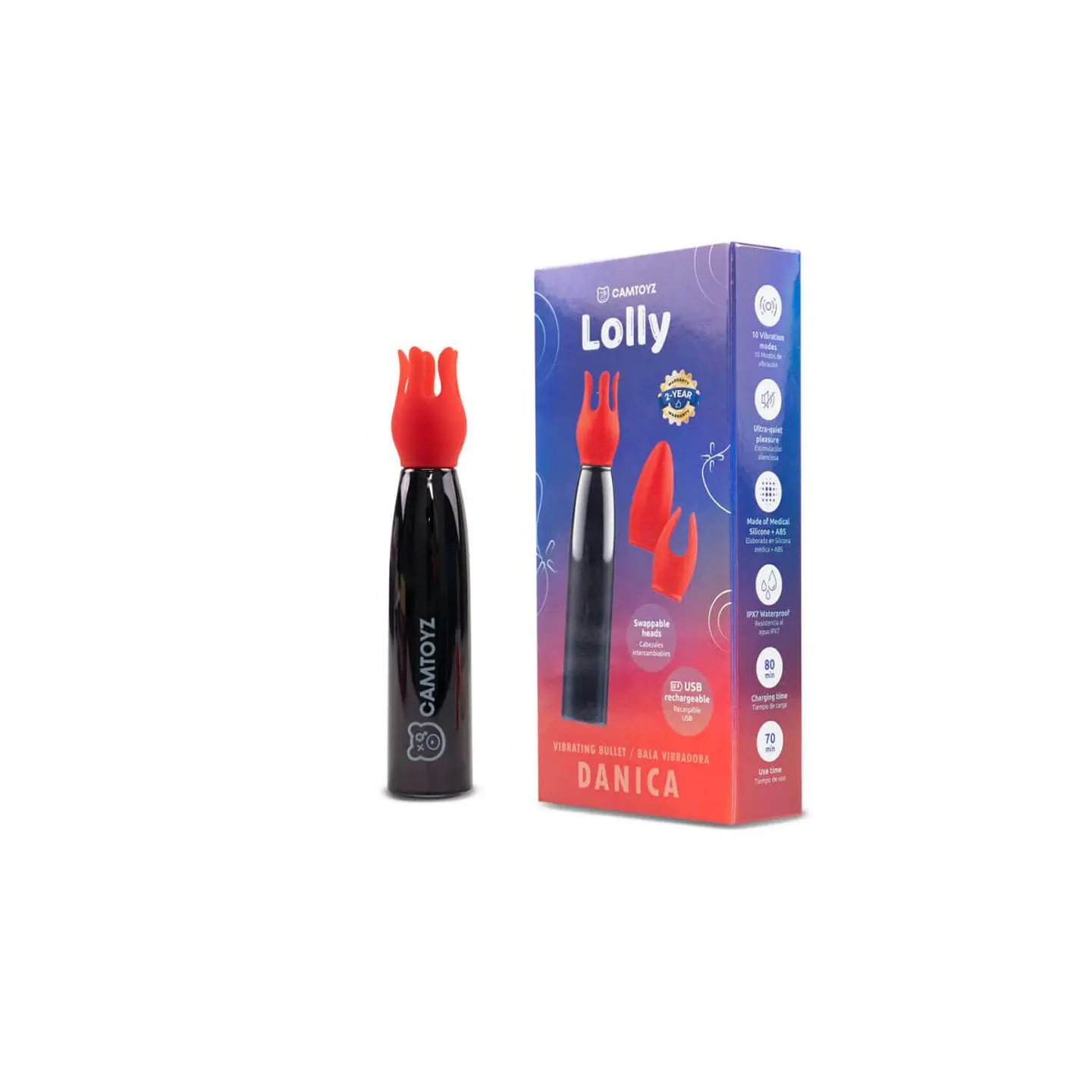 Bala Vibradora Danica Lolly 2