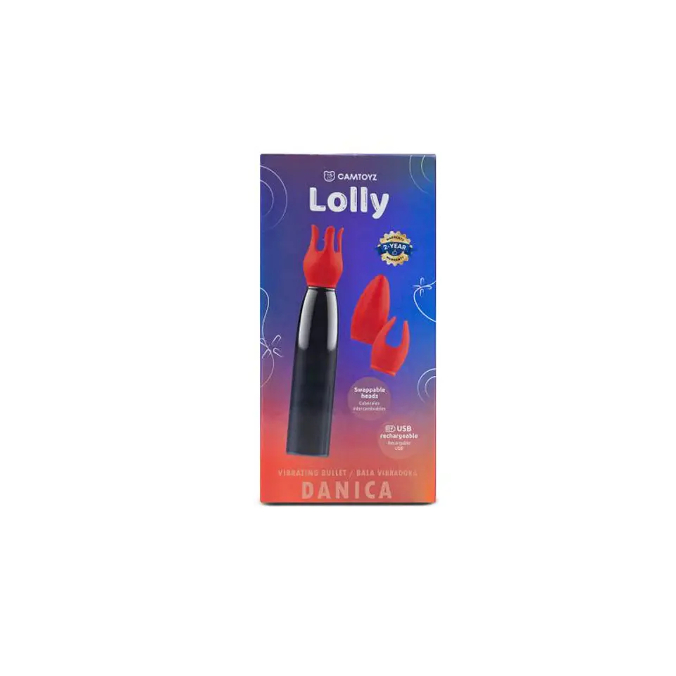 Bala Vibradora Danica Lolly 4