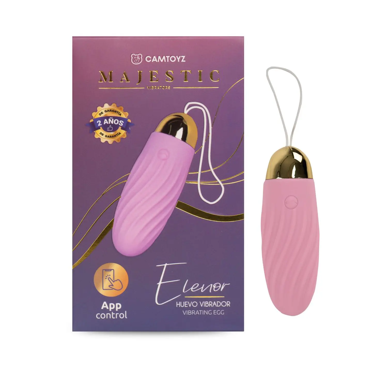 Huevo vibrador con App Elenor Majestic 1