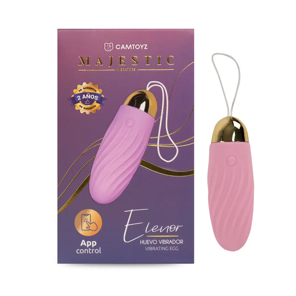 Huevo vibrador con App Elenor Majestic 1
