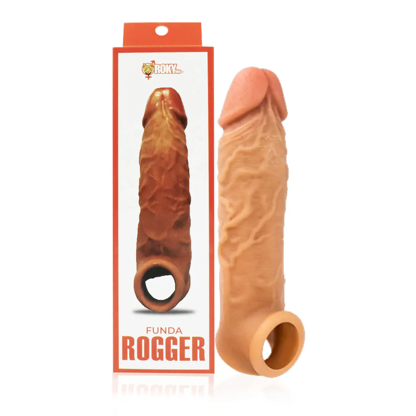 Funda Roger para Pene Realismo extremo con Sujetador  1