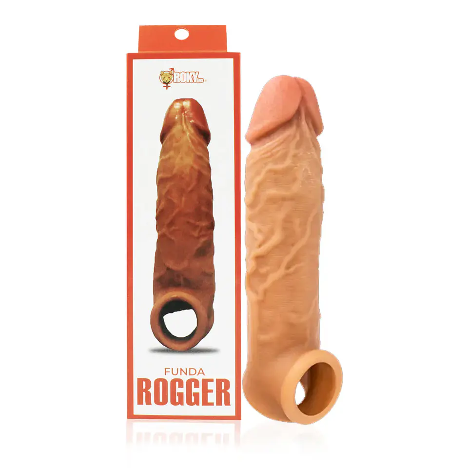 Funda Roger para Pene Realismo extremo con Sujetador  1