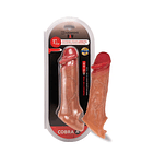 Funda para el pene Cobra Realismo Premium con Sujetador 1