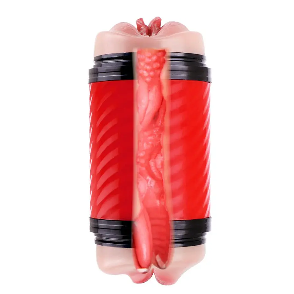 Masturbador Vagina Y Boca con Vibracion Super Forte 3