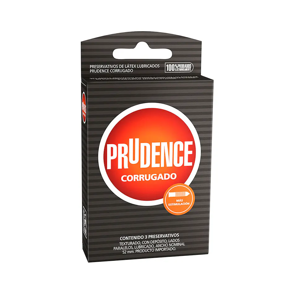 Condones Prudence Corrugado x 3 1