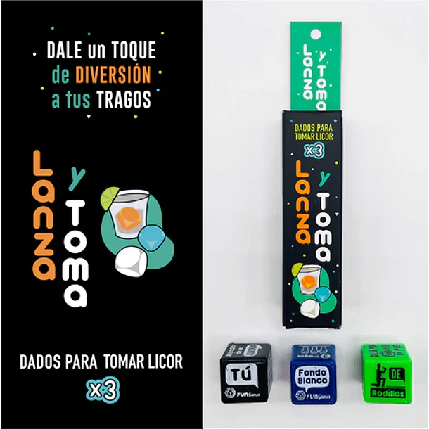 DADOS LANZA Y TOMA AMIGOS 1