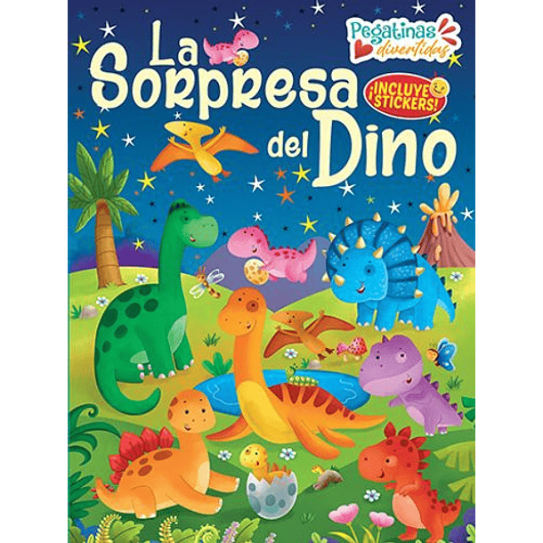 Pegatinas Divertidas - La Sorpresa Del Dino (Latinbooks) (Zig-zag) (Tb) [Inf]