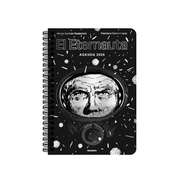 Eternauta 2026 Agenda Anillada Plata
